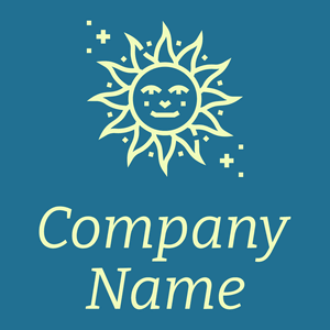 Sun logo on a Allports background - Abstracto