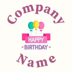 Happy birthday on a Floral White background - Jeux & Loisirs