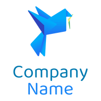 Pigeon logo on a White background - Abstracto
