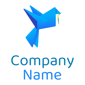Pigeon logo on a White background - Abstrato