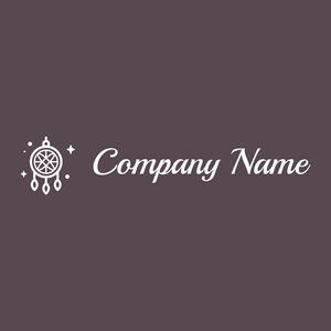 Dreamcatcher logo on a Liver background - Abstrakt