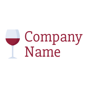 Wine glass logo on a White background - Landwirtschaft