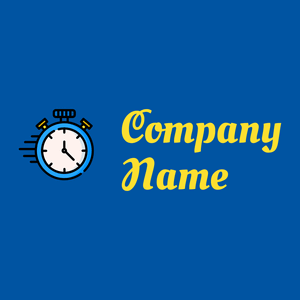 Blue Stopwatch on a Cobalt background - Vendita al dettaglio
