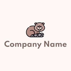 Beaver on a Snow background - Tiere & Haustiere