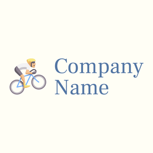 Cyclist logo on a Ivory background - Automotive & Vehicle