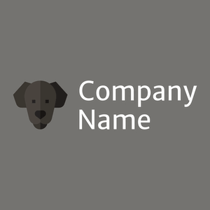 Labrador logo on a Dove Grey background - Tiere & Haustiere