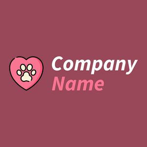 Dog logo on a Cadillac background - Animais e Pets