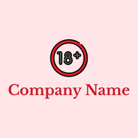 Black +18 on a Misty Rose background - Caridade & Empresas Sem Fins Lucrativos