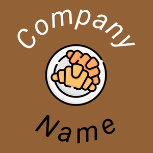 Croissant logo on a McKenzie background - Nourriture & Boisson