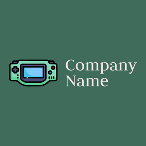 Game console logo on a Stromboli background - Abstrait