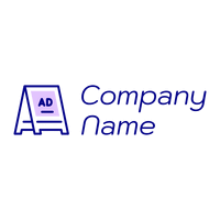 Ad logo on a White background - Domaine des communications