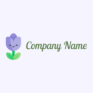 Tulip logo on a Ghost White background - Environnement & Écologie