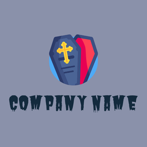 Coffin logo on a Manatee background