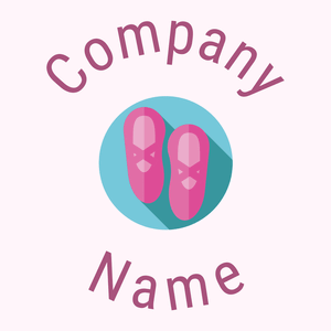 Pink Ballerina logo on a Lavender Blush background - Spelletjes & Recreatie