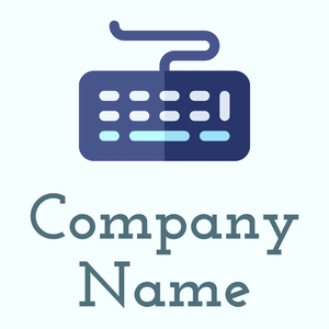 Keyboard on a Azure background - Ordinateur