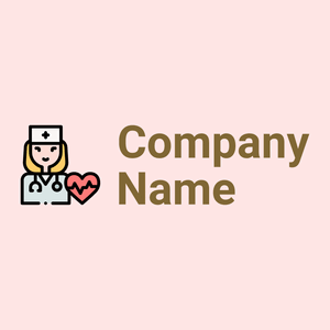 Cardiologist logo on a pink background - Medical & Farmacia