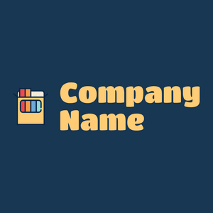 Chalk box logo on a dark Blue background - Educación
