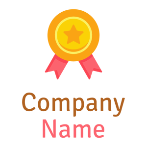 Medal on a White background - Seguridad