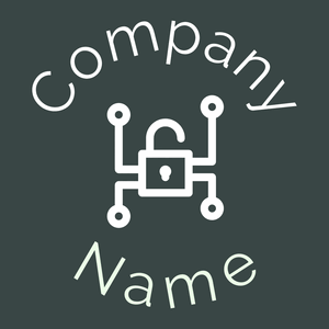 Hacking logo on a Corduroy background - Internet