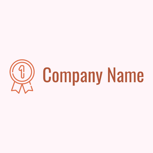 Medal logo on a Lavender Blush background - Domaine sportif