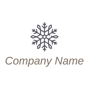 Snowflake logo on a White background - Abstract