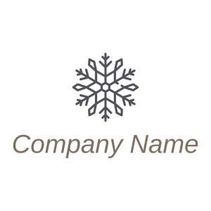 Snowflake logo on a White background - Abstrait