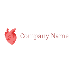 Heart logo on a White background - Médicale & Pharmaceutique