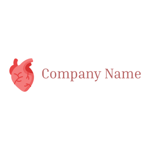 Heart logo on a White background - Medisch & Farmaceutisch