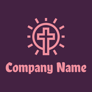 Cross logo on a Castro background - Religieus