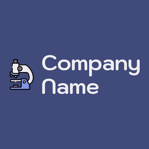 Microscope logo on a Jacksons Purple background - Medical & Farmacia