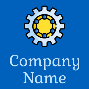 Nanotechnology logo on a Navy Blue background - Techno
