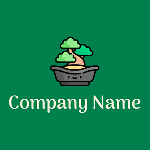 Bonsai logo on a Watercourse background - Medio ambiente & Ecología