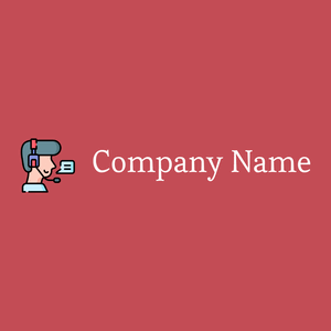 Contact logo on a Fuzzy Wuzzy Brown background - Negócios & Consultoria