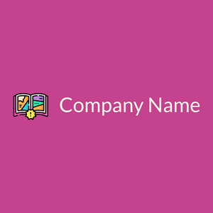 Comic logo on a Mulberry background - Divertissement & Arts