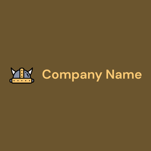 Viking helmet logo on a Horses Neck background - Construcción & Herramientas