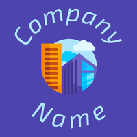 City logo on a Royal Purple background - Costruzioni & Strumenti