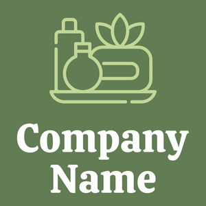 Massage logo on a Glade Green background - Spa & Estética