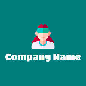 Athlete on a Teal background - Domaine sportif