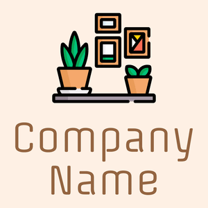 Shelf logo on a Seashell background - Muebles de casa