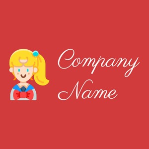 Cosplayer logo on a Persian Red background - Moda & Bellezza