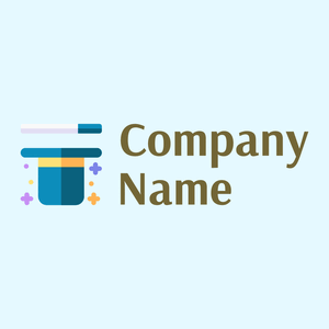 Magic hat logo on a Light Cyan background - Entretenimento & Artes