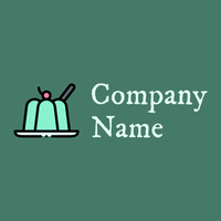 Jelly logo on a Dark Green Copper background - Essen & Trinken