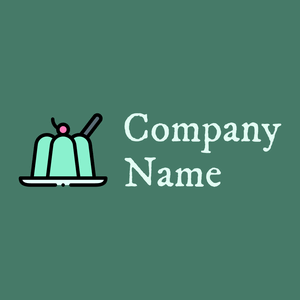 Jelly logo on a Dark Green Copper background - Essen & Trinken