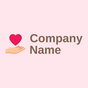 Love logo on a lavender background - Enfant & Garderie