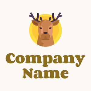 Deer on a Seashell background - Animales & Animales de compañía