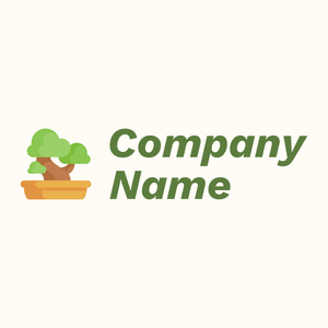 Bonsai logo on a Floral White background - Medio ambiente & Ecología
