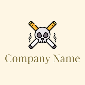 Death logo on a Corn Silk background - Sommario