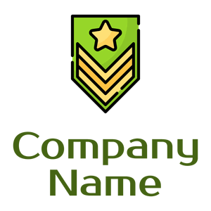 Badge on a White background - Industrial