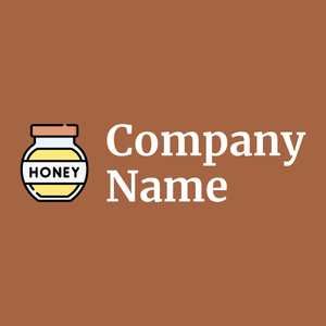 Honey logo on a Tuscany background - Essen & Trinken
