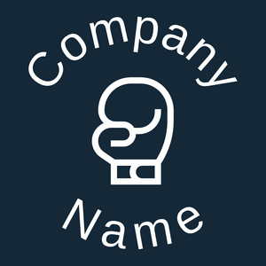 Boxing glove logo on a Blue Whale background - Limpieza & Mantenimiento